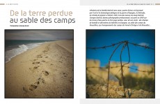 Photo : De la terre perdue au sable des camps