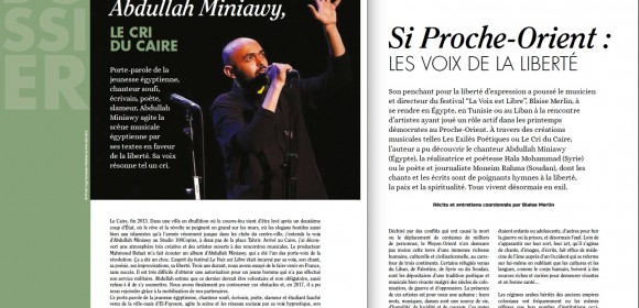 Si Proche-Orient : les voix de la liberté, artistes du Proche-Orient en exil