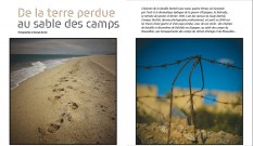 Photo : De la terre perdue au sable des camps