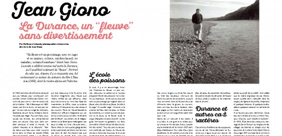 Jean Giono, La Durance, un “fleuve” sans divertissement