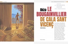 Ibiza : Le bougainvillier de Cala Sant Vincenç